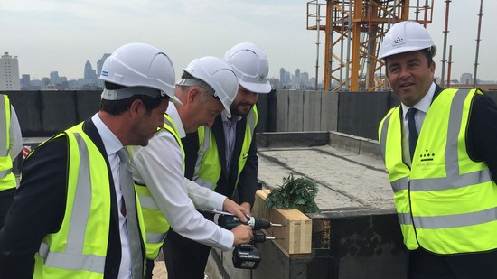 Dalston Lane topped out