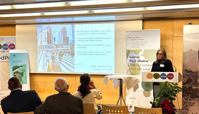 WTA's Kirsten, Alastair and Raimondo are in Innsbruck attending the 29th International Timber Construction Forum. 