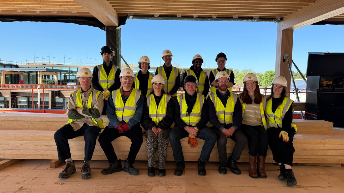 WTA team visits Trehus on site